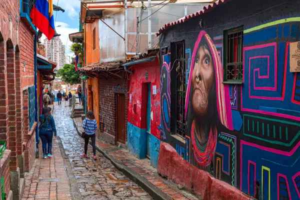 Calle del Embudo, Bogotá - Colombia