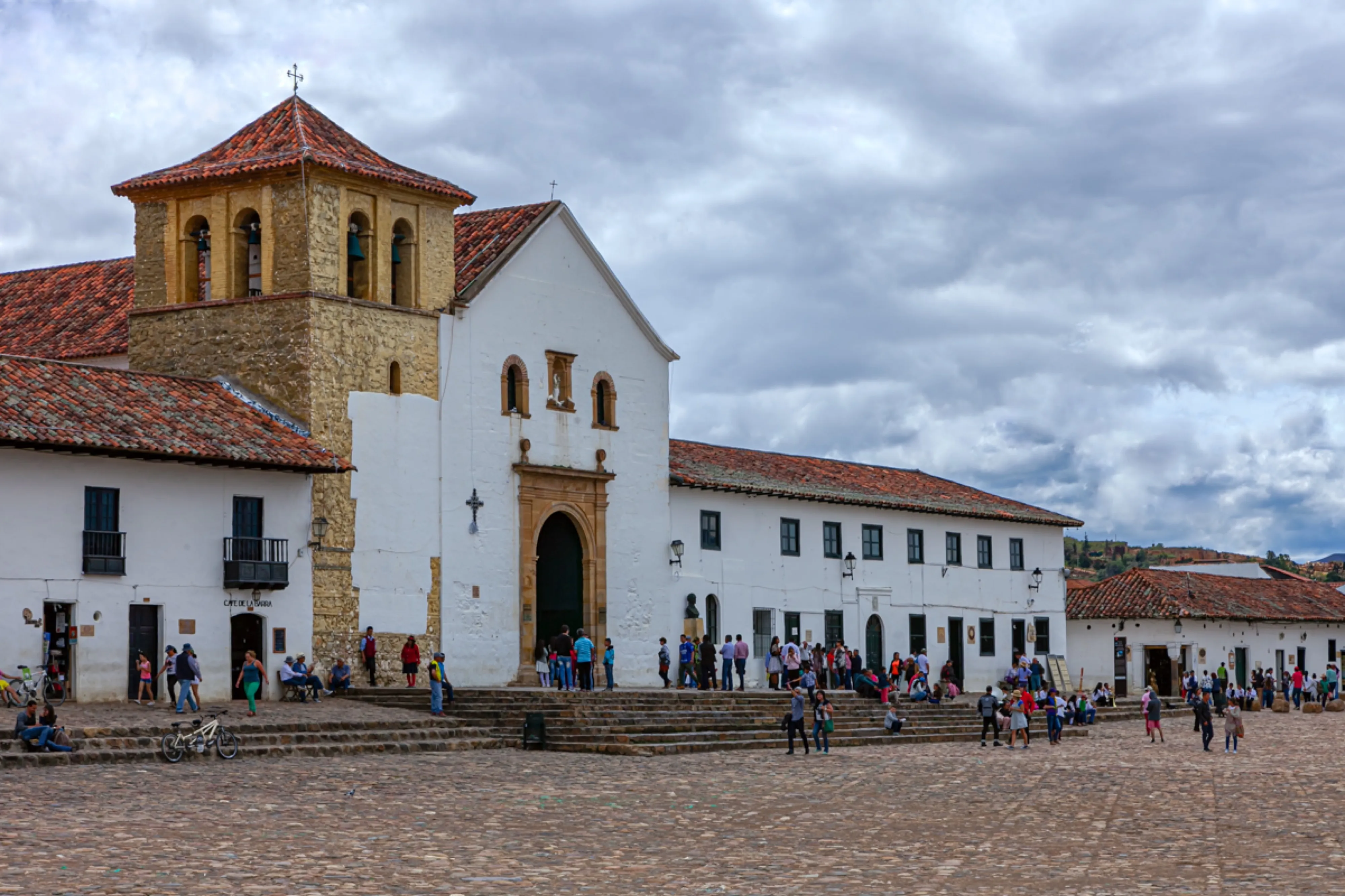 Plaza Mayor at Villa de Leyva, Colombia