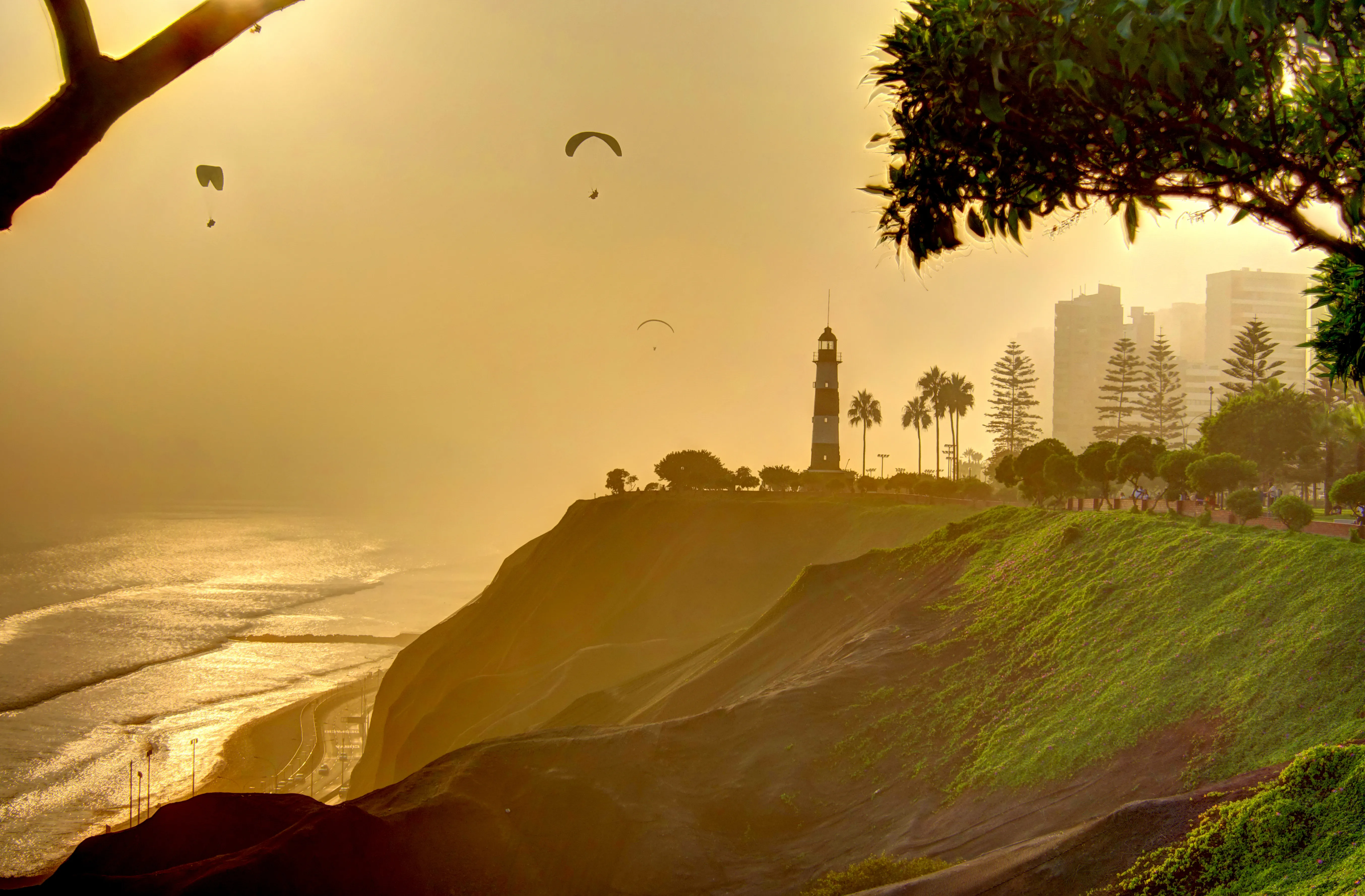 El distrito de Miraflores, Lima, Perú