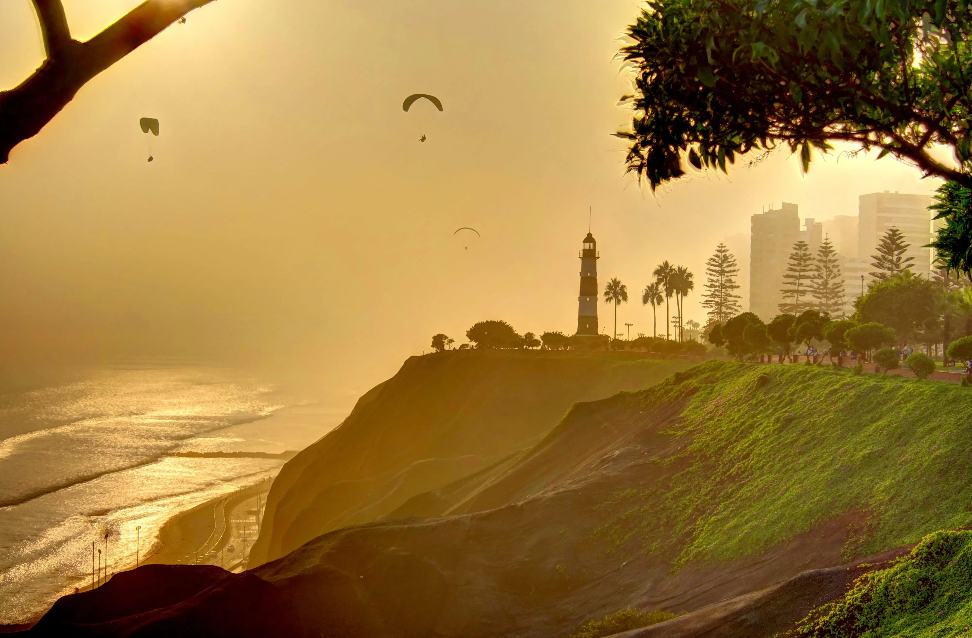 The Miraflores district of Lima, Peru