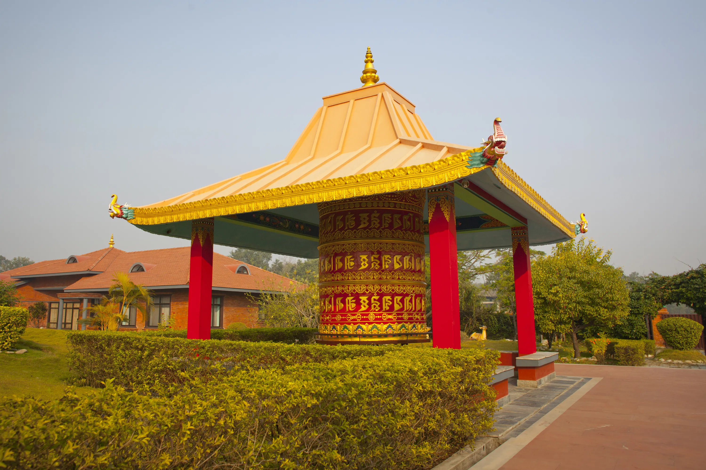 Los jardines sagrados de Lumbini, lugar de nacimiento del Buda, Nepal