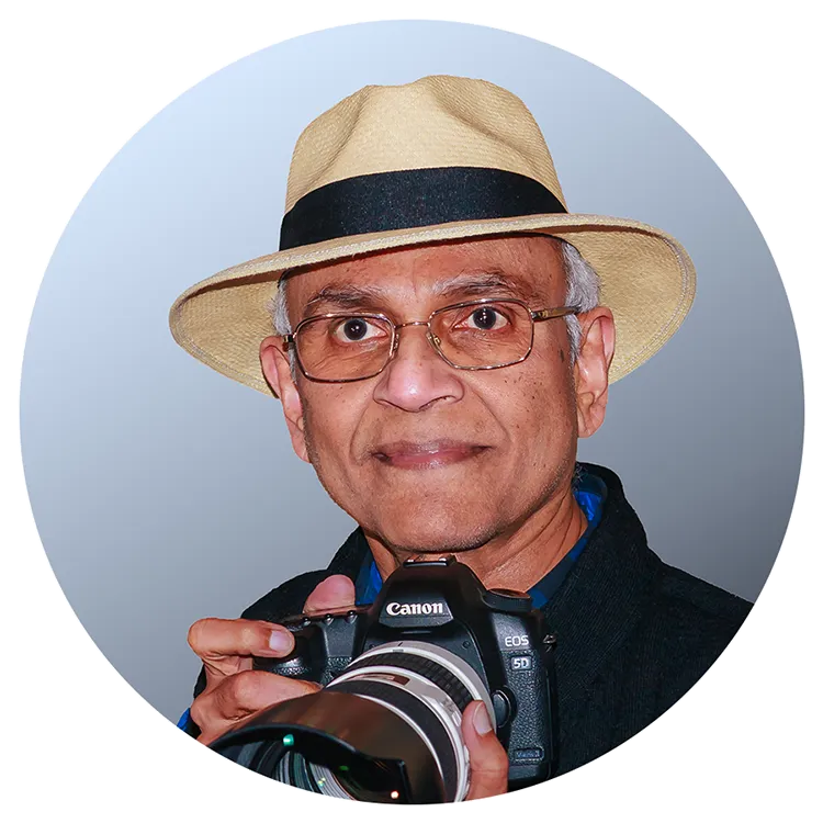 Mano Chandra Dhas, Founder of Coromandel Tours, with his camera