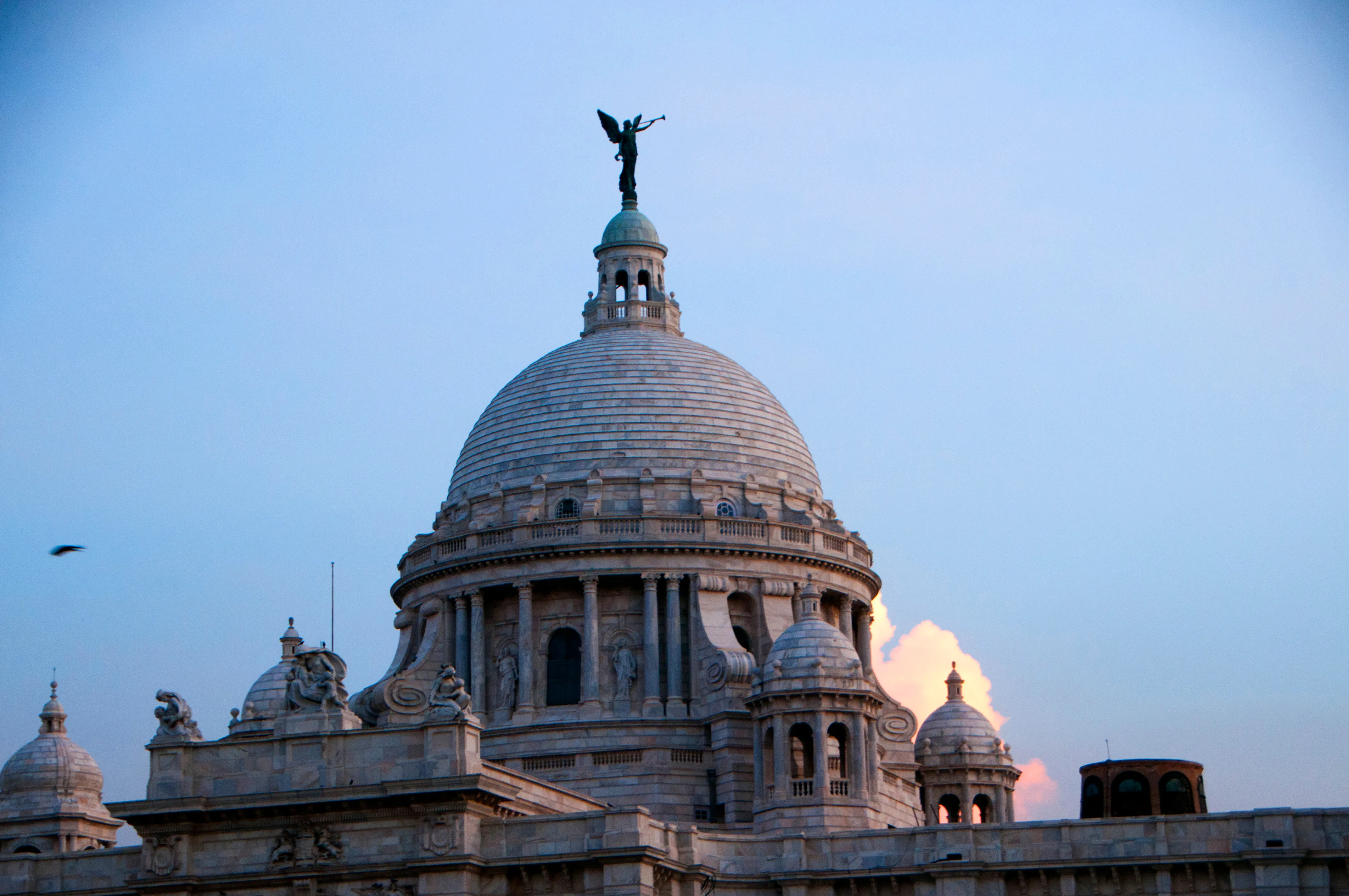 El Victoria Memorial en Calcuta, India