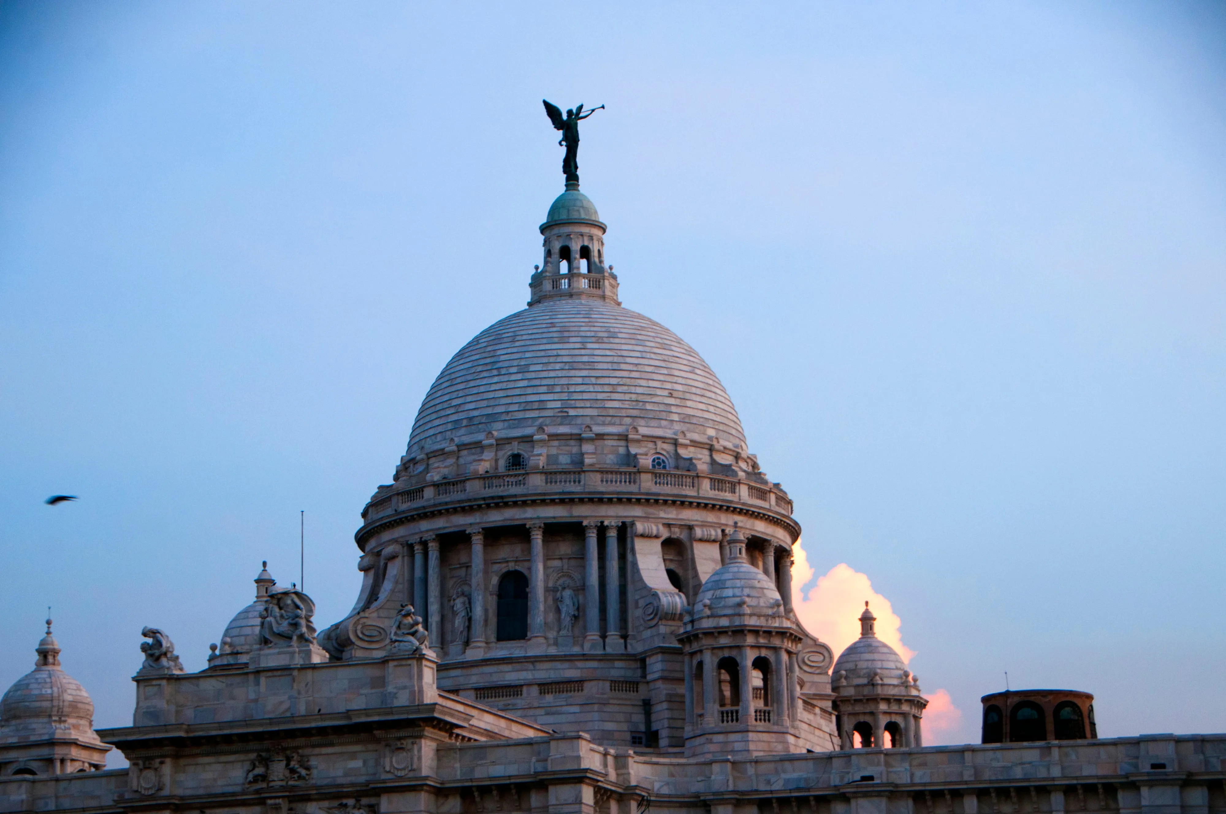 The Victoria Memorial in Kolkata, India